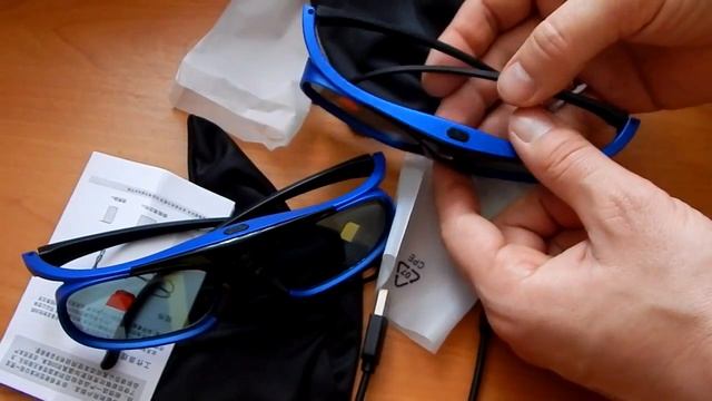 Обзор посылки с AliExpress (Активные 3D очки) Package Overview with AliExpress (Active 3D Glasses) смотреть онлайн