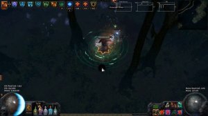 Path of exile[POE]Blade Vortex 2.1 build  Dark forest