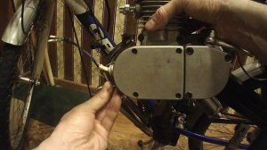 Веломопед F-50 Замена ЦПГ (#4 Установка двигателя на рам