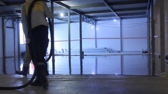 Укладка наливного промышленного пола АЛЬФАПОЛ К в СПб
