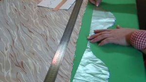 Римская штора, своими руками из подручных материалов.