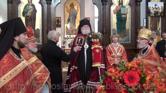 Слова благодарения и поздравления арх.Феофана 15.04.2012 смотреть онлайн