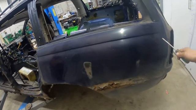 Opel Omega B 1996г.в. Обзор состояния кузова. Ищу кузовных мастеров. смотреть онлайн