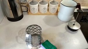 Чистим сковороду от жира!!! Что из этого вышло !!!Перкарбонат натрия, чудо порошок