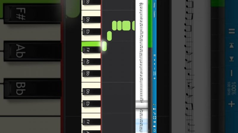 Hava Nagila Dance #shorts #pianotutorial #synthesia #ноты #synth