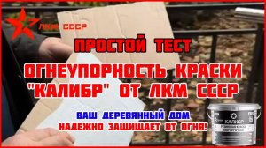 Резиновая краска огнезащитная КАЛИБР ! КРАСКА РЕЗИНОВАЯ ИДЕАЛЬНАЯ ЗАЩИТА ДЕРЕВА !