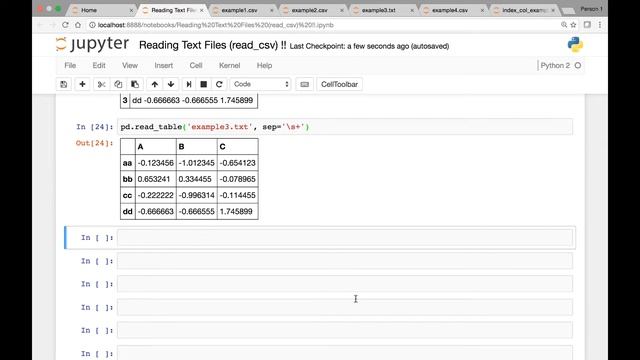 read table fn and skiprows attr смотреть онлайн