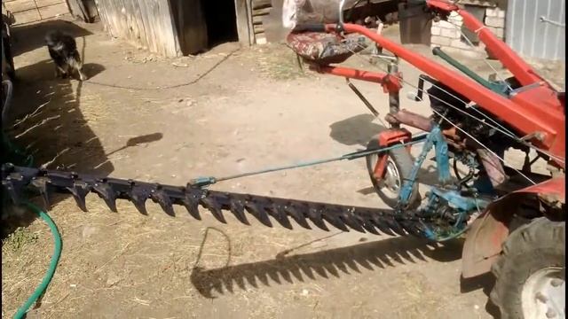 Сегментная косилка на мотоблок своими руками. смотреть онлайн