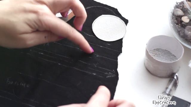 DIY ☘ коробчка для украшений ☘ КРУГЛАЯ ШКАТУЛКА ИЗ КАРТОНА  ©Ellaija