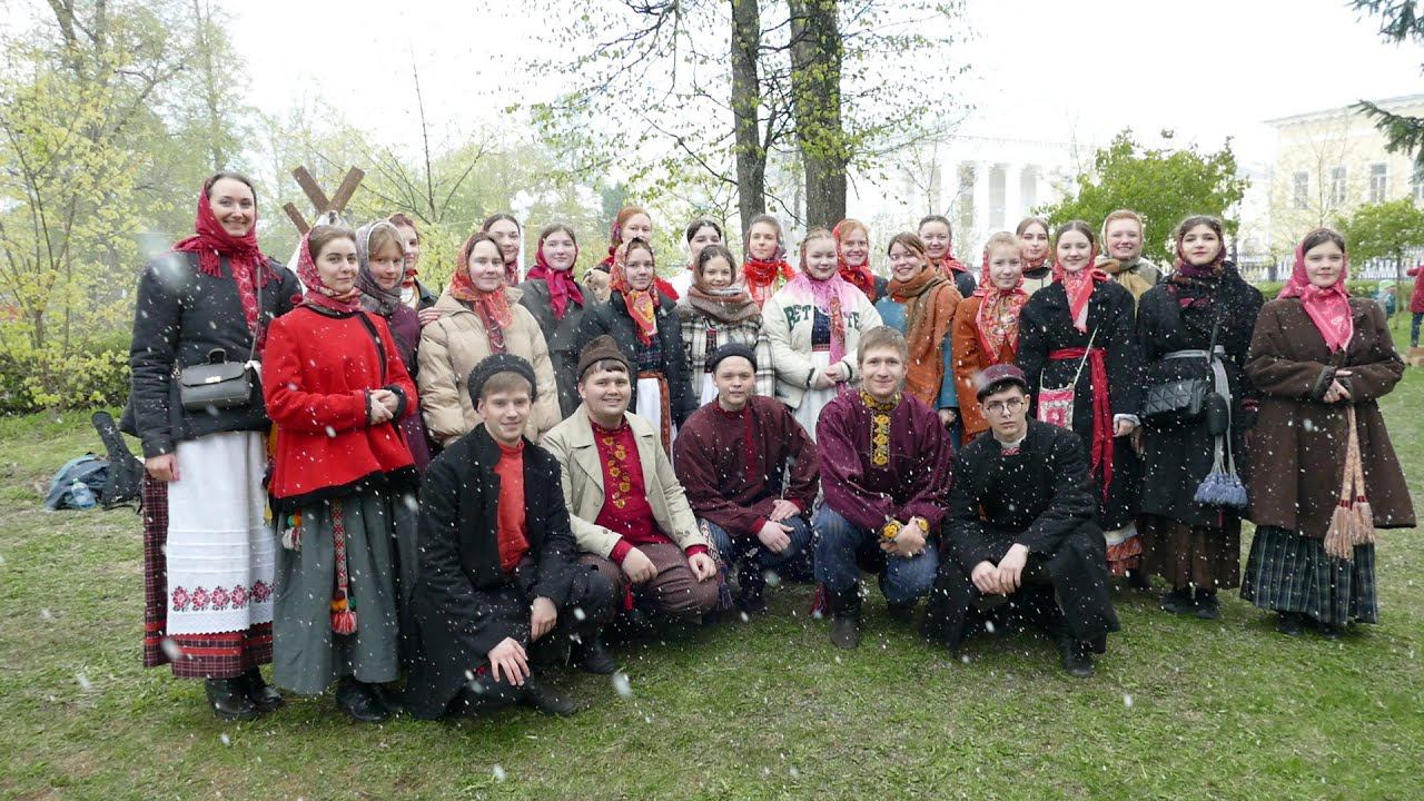 Выступление фольклорных коллективов на фестивале Копье св Георгия #фольклор #tver смотреть онлайн