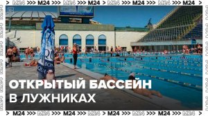 Открытый бассейн заработал в "Лужниках" - Москва 24
