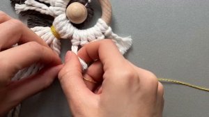 Macrame Angel, Macrame tutorial, DIY macrame ornament