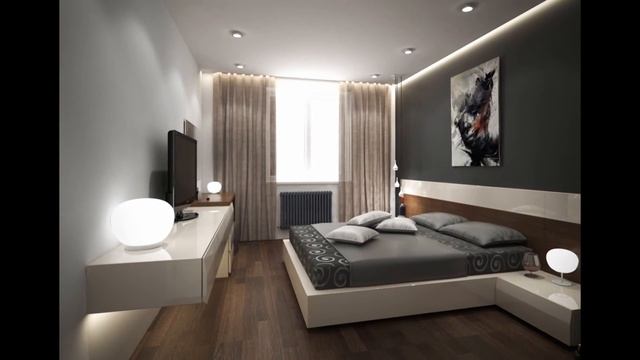 Одноуровневые натяжные потолки в спальне, компания «Строй Сервис» смотреть онлайн