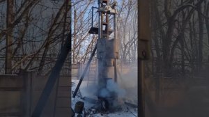 Испытания дизель-молота штангового МСДШ-3000 (СП-7) после капитального ремонта.