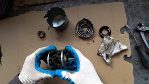 Проехал 15 тыс км на поддельном фильтре HYUNDAI KIA. Что внутри? 2630035504 2630035503 2630035505