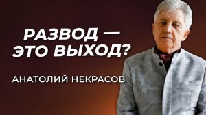 Почему иногда развод — наилучший выход из ситуации? Анатолий Некрасов