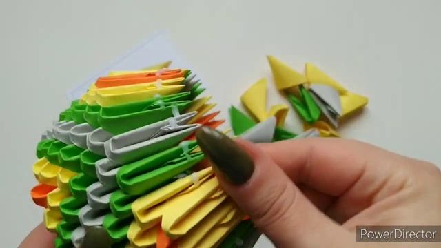 МК Підставка для ручок у техніці модульне оригамі
