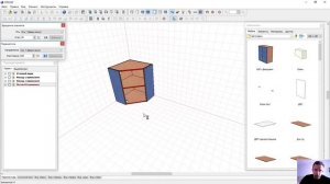 34 видео  Создаём фурнитуру и устанавливаем фасад на угловой ящик в pro100