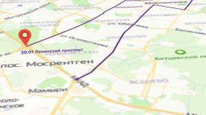 Анимация маршрута на карте