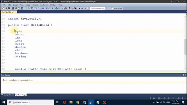 Java Tutorial For Beginners: part 4 - Working With Variable смотреть онлайн