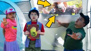 Диппер и Мейбл охотятся на клоуна ОНО! Зус стал Пеннивайзом!