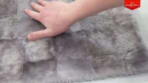 Теплый коврик из натурального меха овчины А038