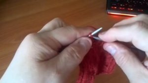 Узор спицами серпантин