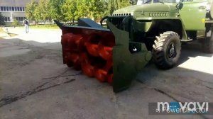 Первоначальный запуск аэродромного снегоуборочного автомобиля дэ226