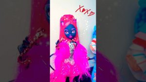 Прическа Кетти Нуар  часть 2 прошиваем пряди и делаем ponytail #monsterhigh #бигаегоров