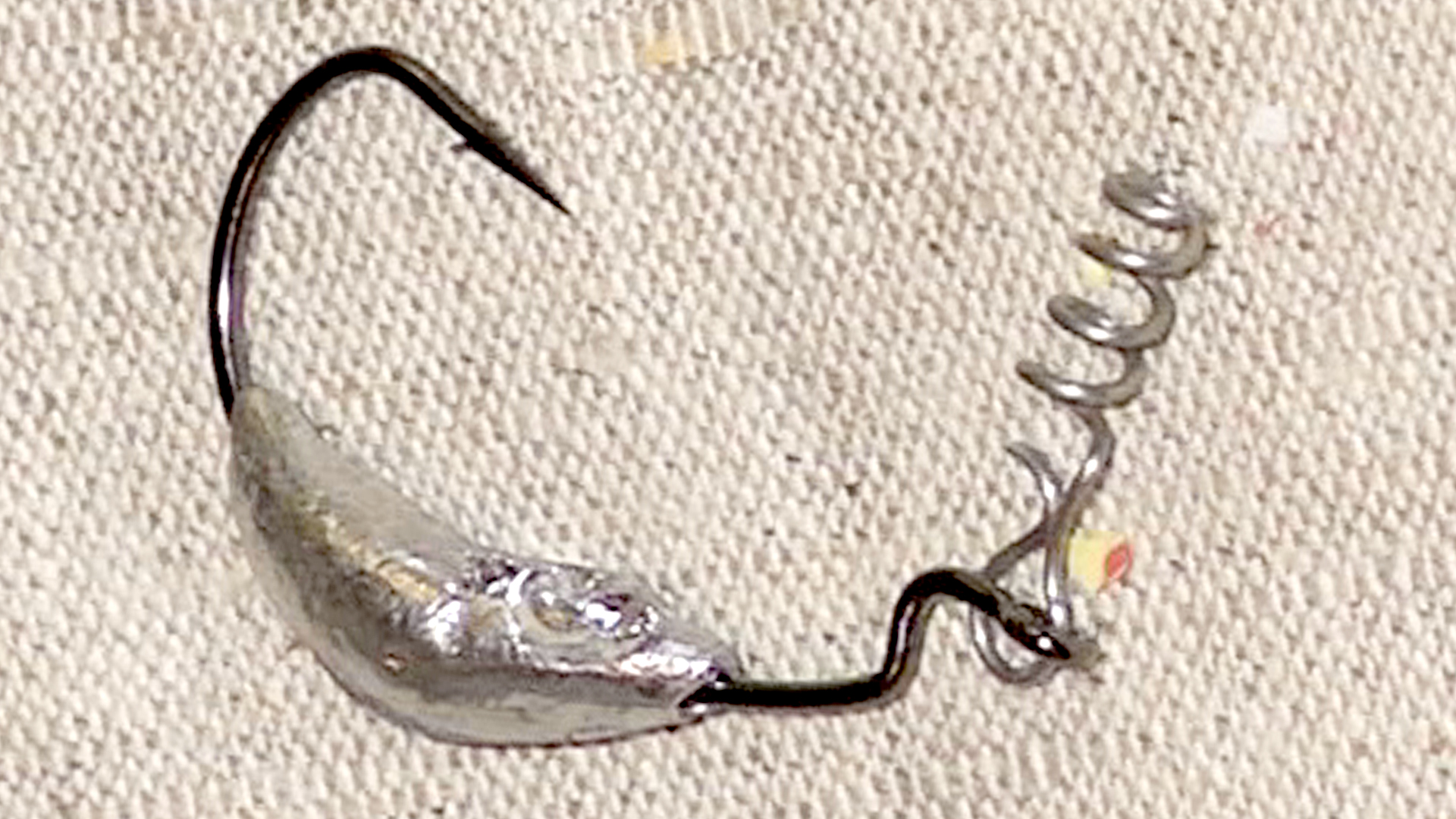 Огруженный офсетный крючок своими руками.