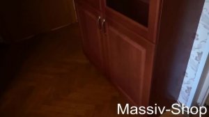 Книжный шкаф из массива дерева на заказ.avi