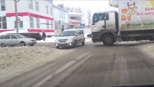 Снежная каша в Лысково. 31 января 2016 смотреть онлайн