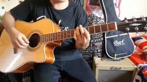 Review Gitar Cort AD880 CE NAT , test Sound