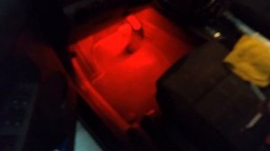 Подсветка ног в авто