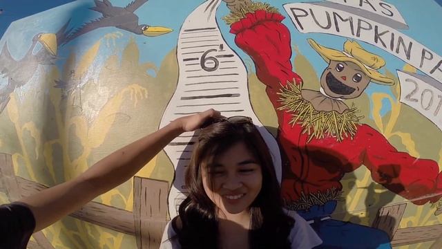 Lifting Pumpkins at Pas Pumpkin Patch