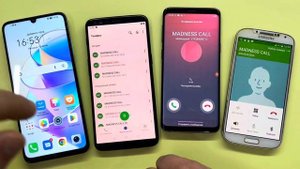 Incoming Call Samsung Galaxy S4 Vs OnePlus 5T / Outgoing Call Samsung S9 and Honor X7a, MADNESS CAL