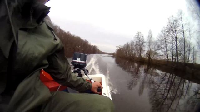 Лодка Романтика, р. Теза, Нагорново.