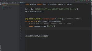 Телеграм бот на Python / #7 – Библиотека aiogram для разработки ботов