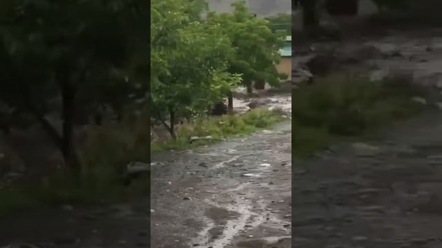 Селевой поток в Рутульском районе с. Хлют смотреть онлайн