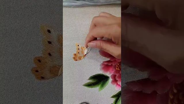 DIY Suzhou embroidery -Peony and Butterfly