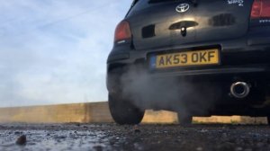 Toyota Yaris 1.0 FK Automotive exhaust sound !