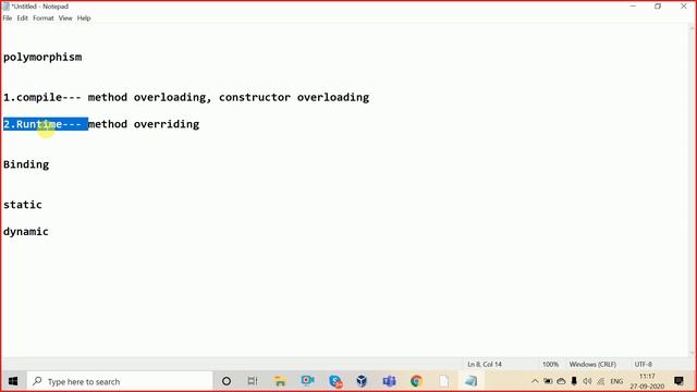 #46 Method Overloading , Overriding , Hiding | Polymorphism | Constructor chaining |Java Tutorial смотреть онлайн