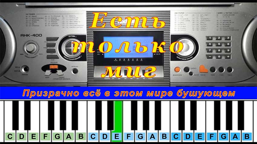 Есть Только Миг (cover)  | Piano Табы