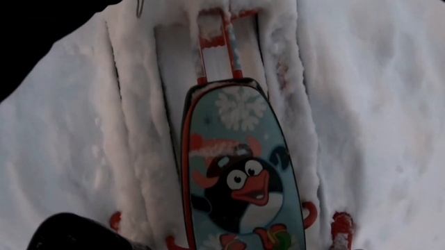 Мои покатушки на снегокате. #сугробы #покатушки