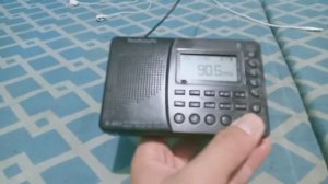 Evening FM bandscan for HanRongDa K-603 Receiver using an external antenna