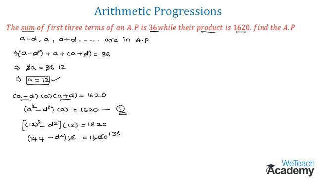 007-Arithmetic Progressions Example - 3 ⧸ Progressions ⧸ Maths Arithmetic