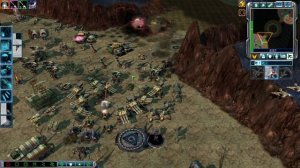 HUGE FUNNY FIGHT : One Vision 0.92a , C&C 3 Kanes Wrath , 3v3 Vs Brutal Ai  , Multiplayer Gameplay