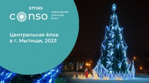 Новогодняя ель в Мытищах от #consoxmas