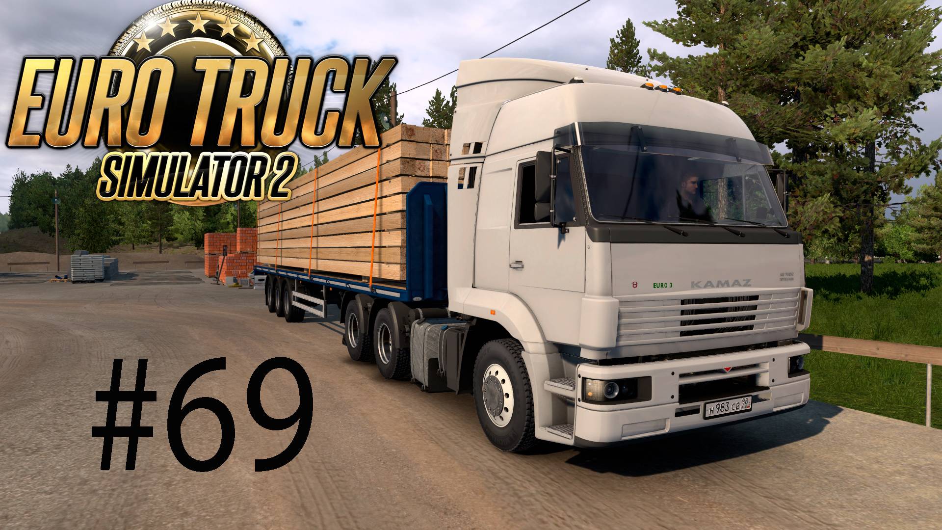 Euro Truck Simulator 2. #69. Карта «RusMap».