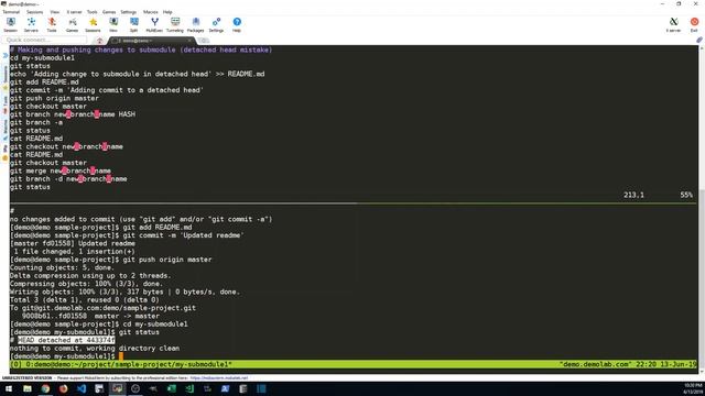 Git Submodules Tutorial смотреть онлайн
